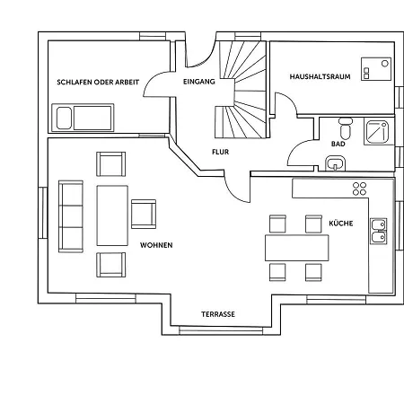 Firmen-familien-villa Apartment Kattenstiegs-Muhle